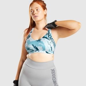 Gymshark GS Power blue sports bra, S
